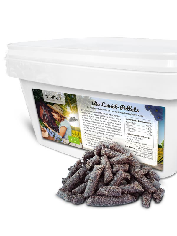 Organic Flaxseed Oil Pellets for horses