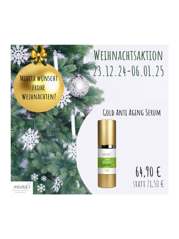 Gold Anti Aging Serum Naturkosmetik